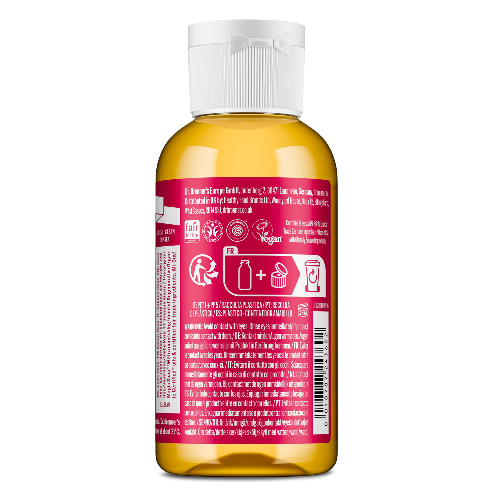 MAGIC SOAP Flüssigseife Rose 60ml